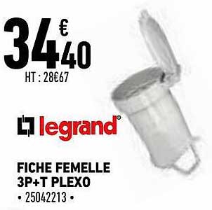 fiche femelle 3p+t plexo legrand