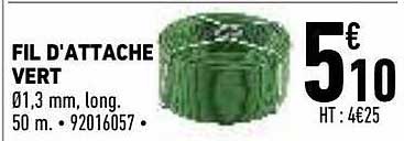 Fil D'attache Vert