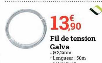 fil de tension galva