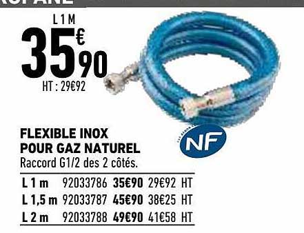 Flexible Inox Pour Gaz Naturel