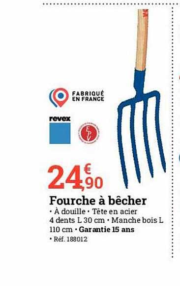 fourche à bêcher revex