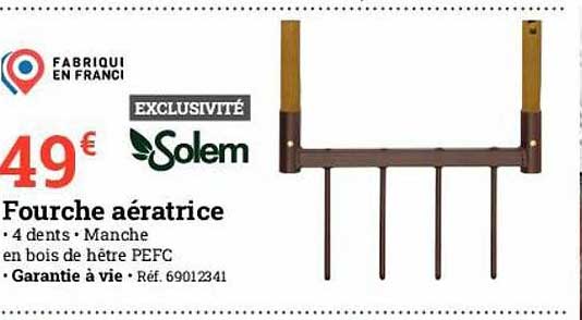 fourche aératrice solem