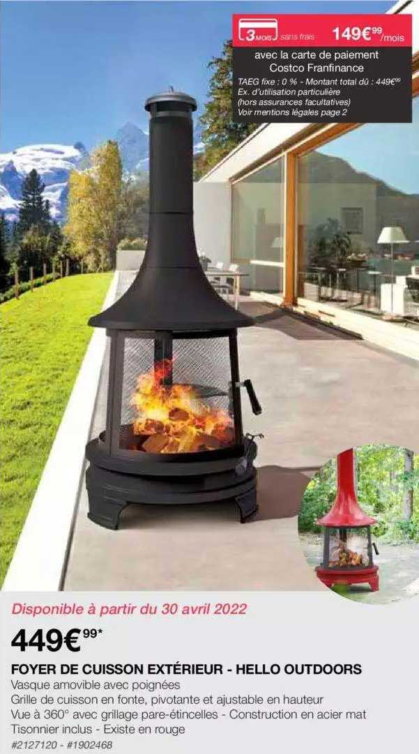 foyer de cuisson extérieur - hello outdoors