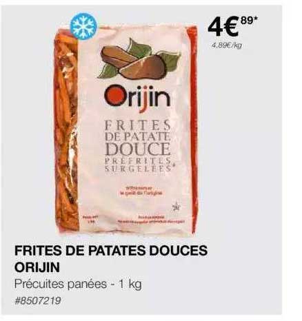 Frites De Patates Douces Orijin