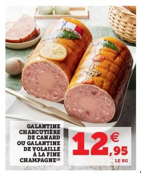 Galantine Charcutière De Canard Ou Galantine De Volaille à La Fine Champagne