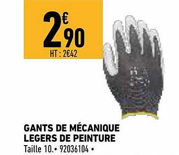 gants de mécanique légers de peinture