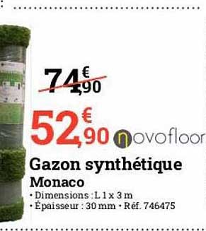 Gazon Synthétique Monaco Novofloor