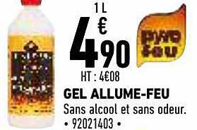 gel allume-feu