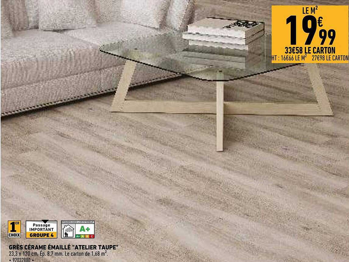 grès cérame émaillé "atelier taupe"