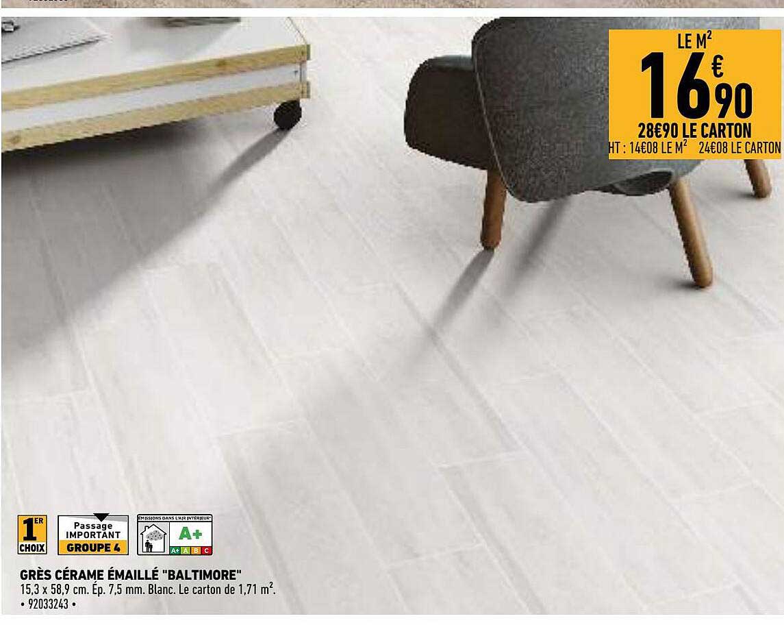 grès cérame émaillé "baltimore"