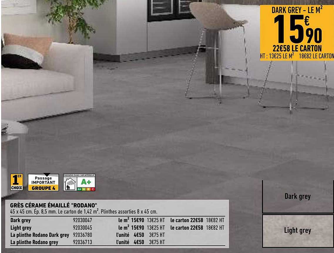 grès cérame émaillé "rodano"