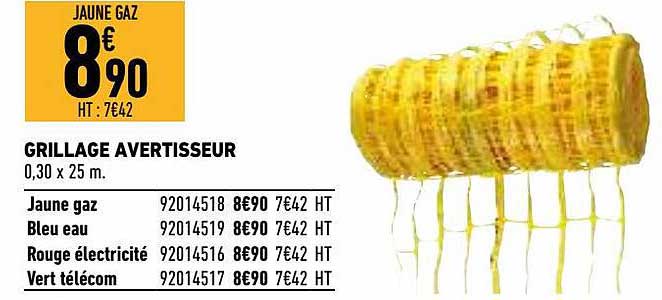 grillage avertisseur