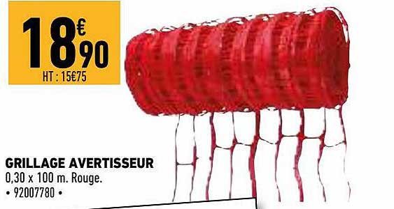 grillage avertisseur