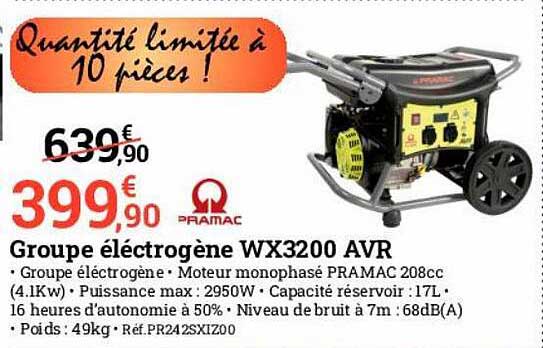 groupe élétrogène wx3200 avr