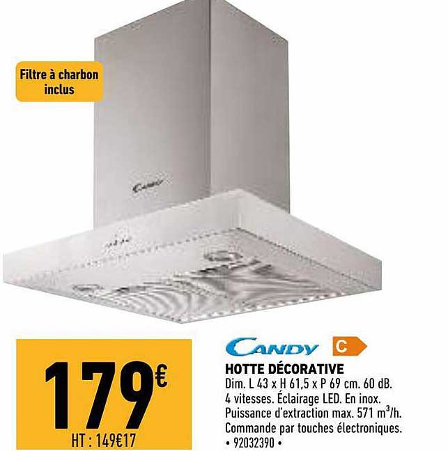 hotte décorative candy