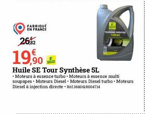 huile se tour synthèse 5l