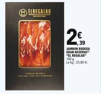 jambon bodega gran reserva "el regalao"
