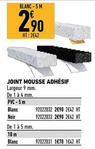 Joint Mousse Adhésif