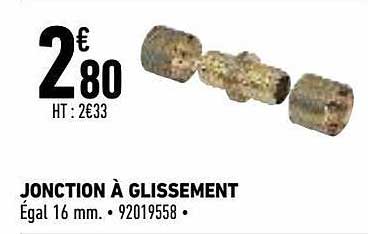 jonction à glissement