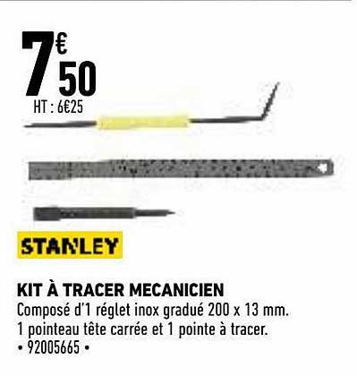 kit à tracer mécanicien stanley