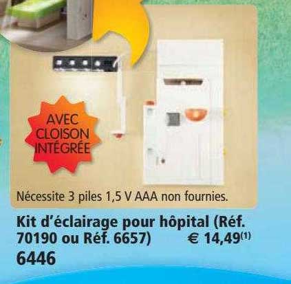 kit d'éclairage pour hôpital
