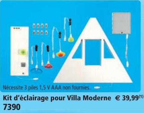 kit d'éclairage pour villa moderne