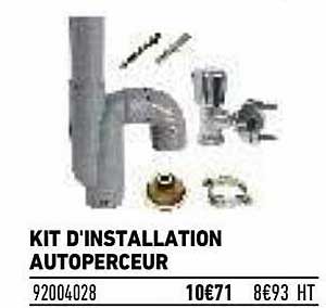 kit d'installation autoperceur