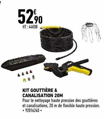 Kit Gouttière & Canalisation 20m