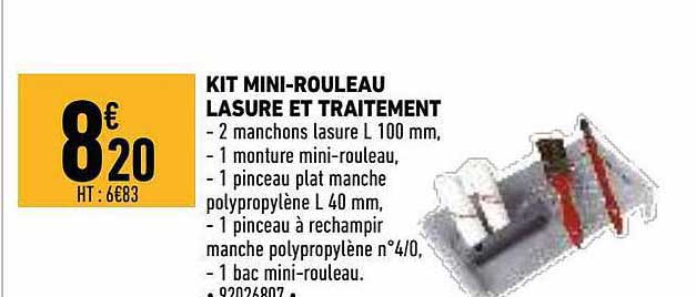 Kit Mini-rouleau Lasure Et Traitement
