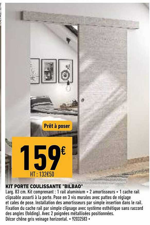 kit porte coulissante "bilbao"