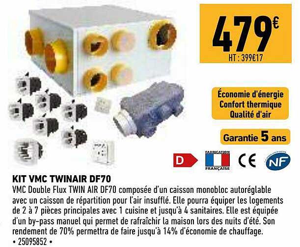 Kit Vmc Twinair Df70