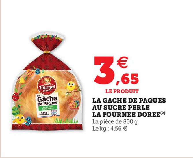 la gâche de pâques au sucre perle la fournée dorée