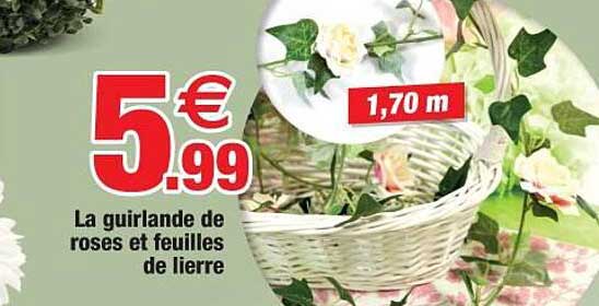 la guirlande de roses et feuilles de lierre