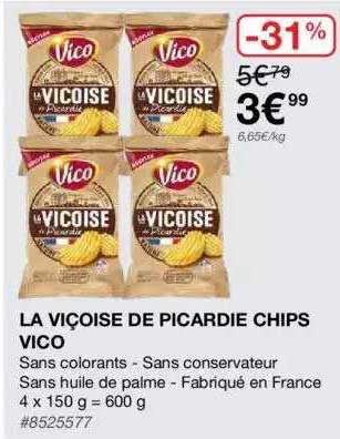 La Viçoise De Picardie Chips Vico