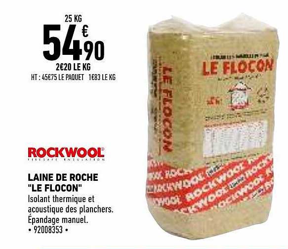 laine de roche "le flocon" rockwood