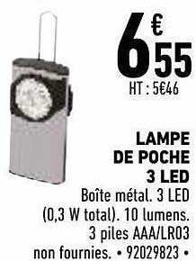 Lampe De Poche 3 Led