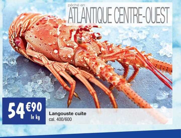 langouste cuite