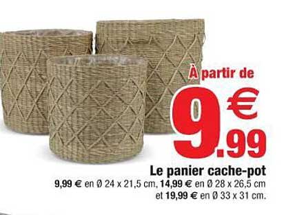 le panier cache-pot