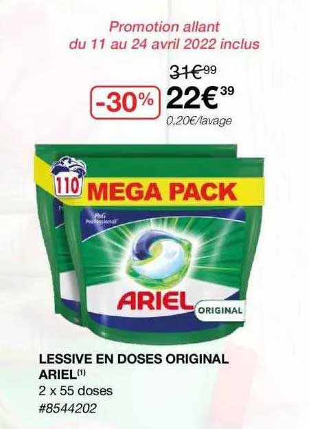 Lessive En Doses Original Ariel