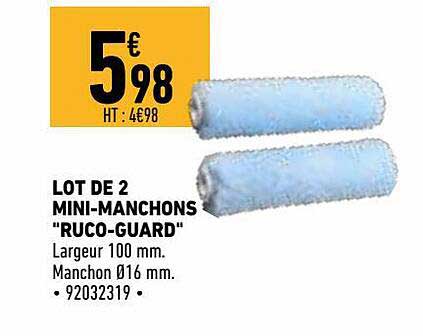 lot de 2 mini-manchons "ruco-gard"