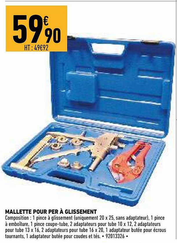 mallette pour per à glissement