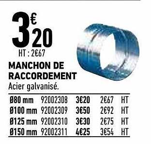 manchon de raccordement