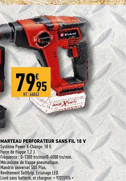 Marteau Perforateur Sans Fil 18 V