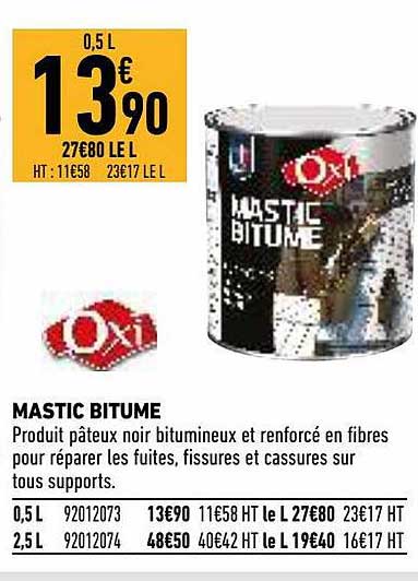 mastic bitume oxi
