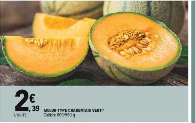 melon type charentais vert