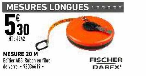 mesure 20 m fischer darex