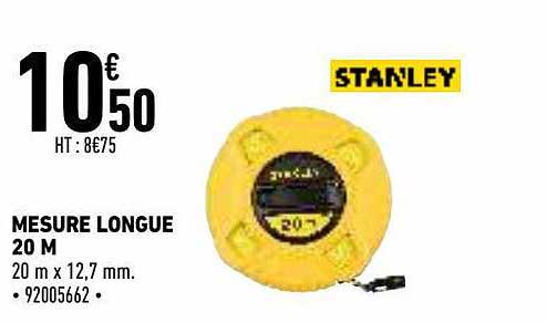 mesure longue 20 m stanley
