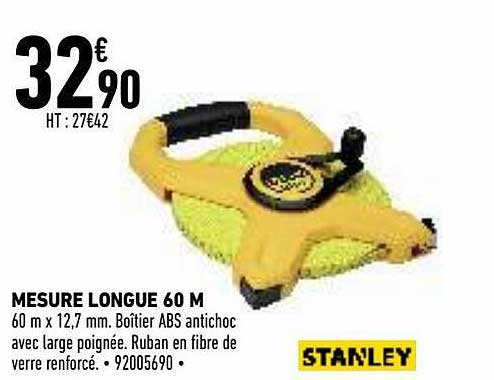 mesure longue 60 m stanley