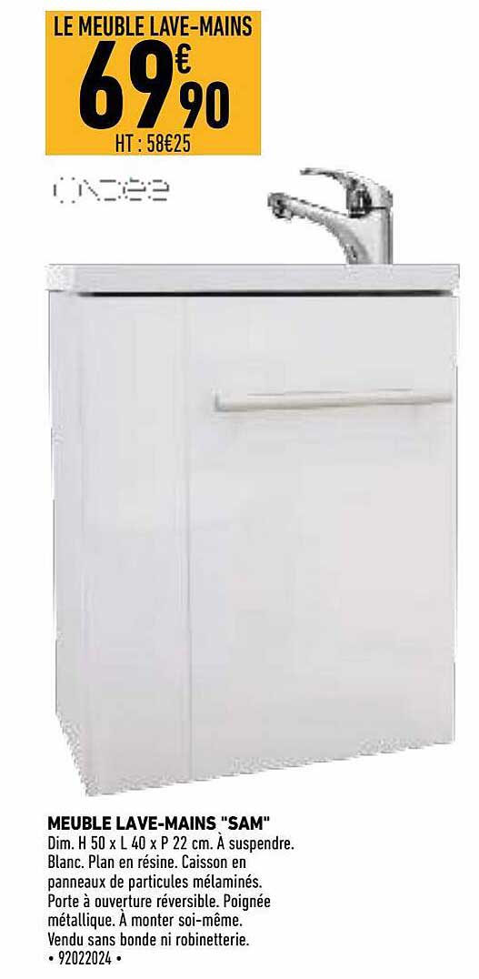 meuble lave-mains "sam"