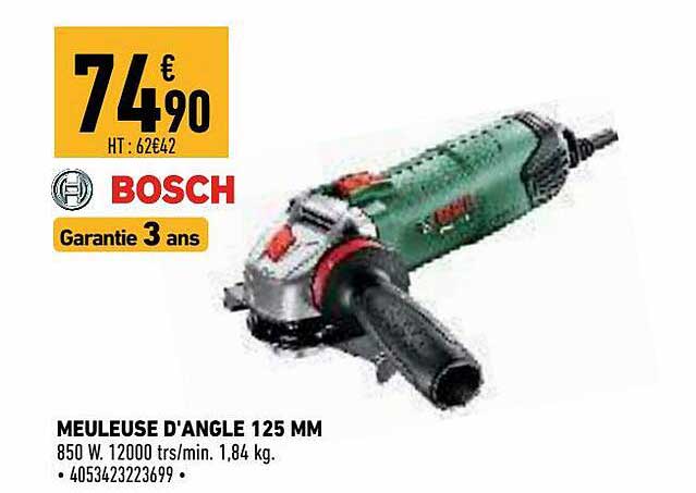 Meuleuse D'angle 125 Mm Bosch